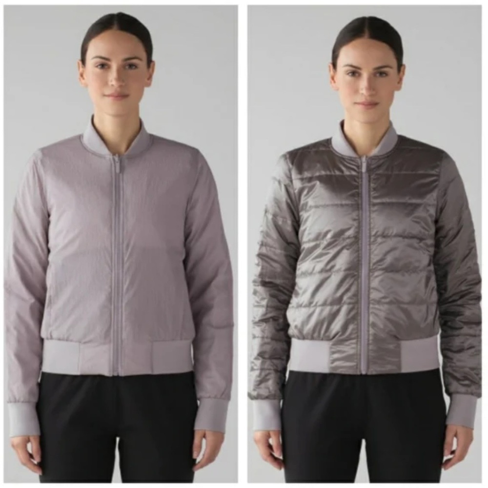 Lululemon Non-Stop Reversible Bomber Jacket Size 4